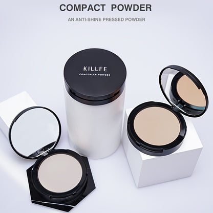 Timeless Elegance Matte Pressed Powder - Long-Lasting, Oil-Free Complexion, Buildable Coverage, Travel-Ready
