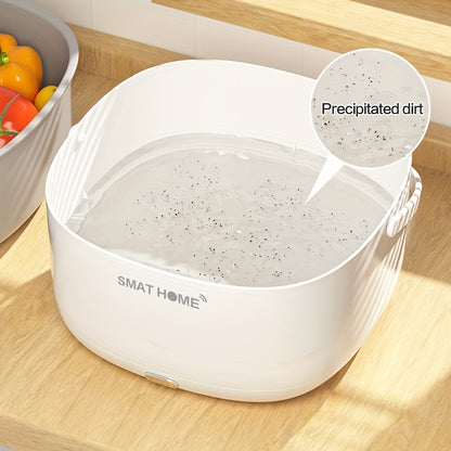 Fruit and Vegetable Purifier – Multi-Functional Household Cleaning Machine – Portable Automatic Vegetable Washer – Battery-Free