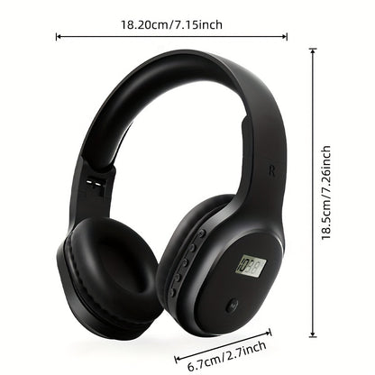 3 in 1 Multifunction Wireless Headphones - Audio Cable, Charging Cable, 650mAh Rechargeable Battery