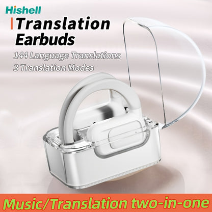 144 Language Instant Translator Earbuds – Smart Headset for Seamless 2-Way Communication, Music, and Calls – iOS and Android Compatible