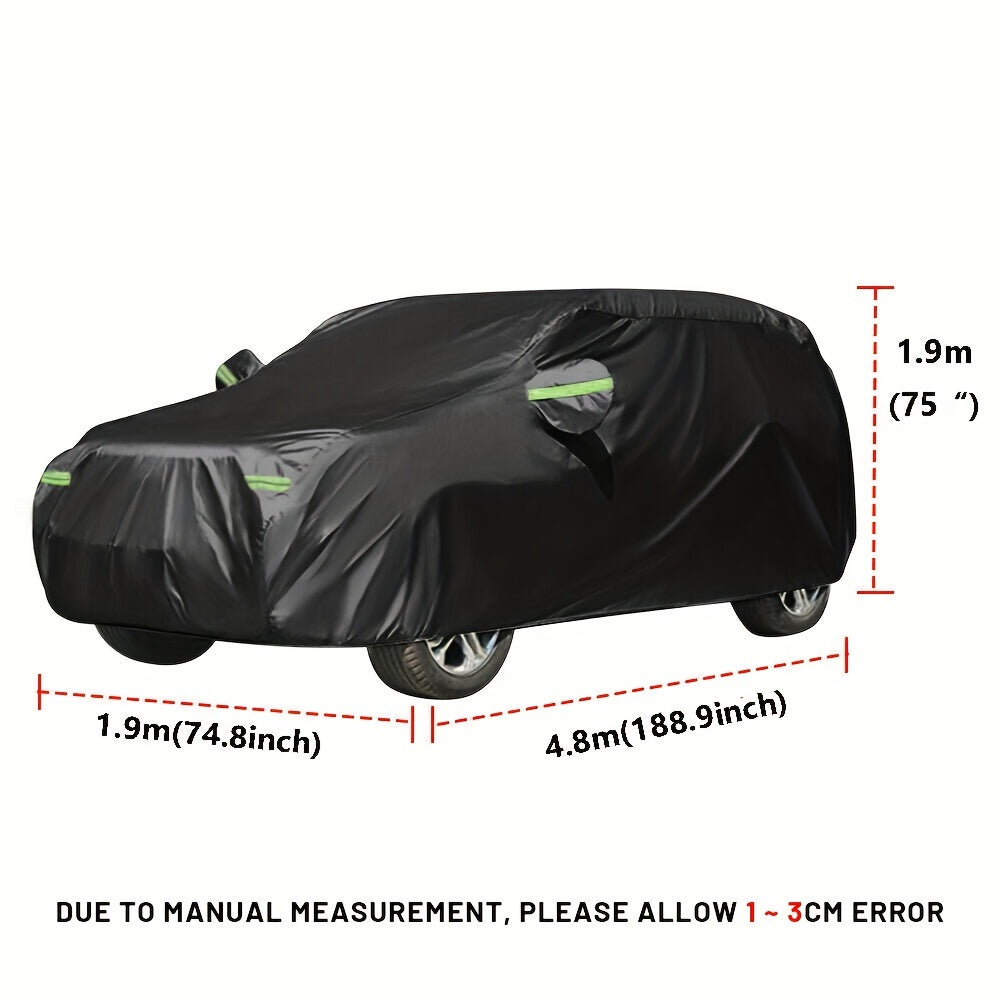 All-Weather Full Car SUV Cover - Dust, Rain & UV Resistant Protection