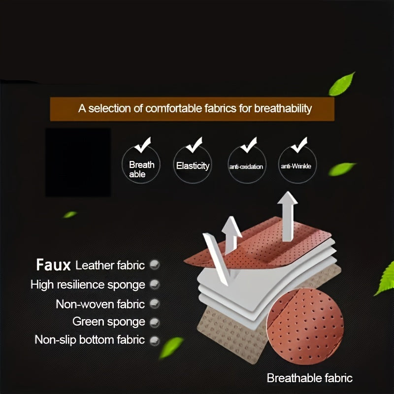 Comfort-Enhanced PU Leather Car Seat Cover – Non-Slip, Durable Protector for All Vehicles