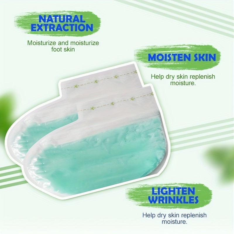 Revitalizing Paraffin Wax Foot Spa Booties - Intense Moisture Infusion, Soothing Scented, Disposable and Microwaveable | Premium Thermal Plastic Bags for Ultimate Foot Care