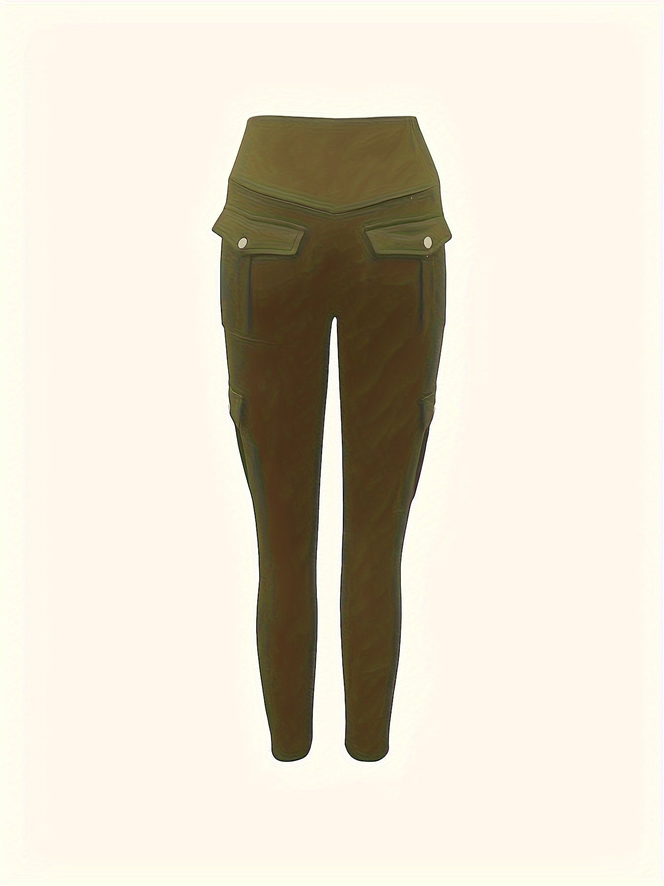High-Waisted Butt Lifting Yoga Leggings - Women's Fall & Winter Activewear with Pockets, Moisture-Wicking, Four-Way Stretch, Breathable - Solid Color, Perfect for Fitness, Running, Outdoor Activities
