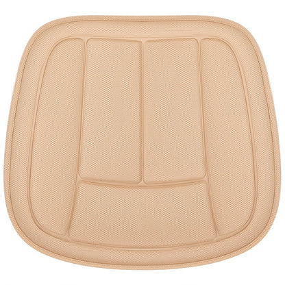 All-Season Universal Car Seat Cushion - Medium Soft, Non-Slip, Breathable Fabric, Portable Comfort Pad