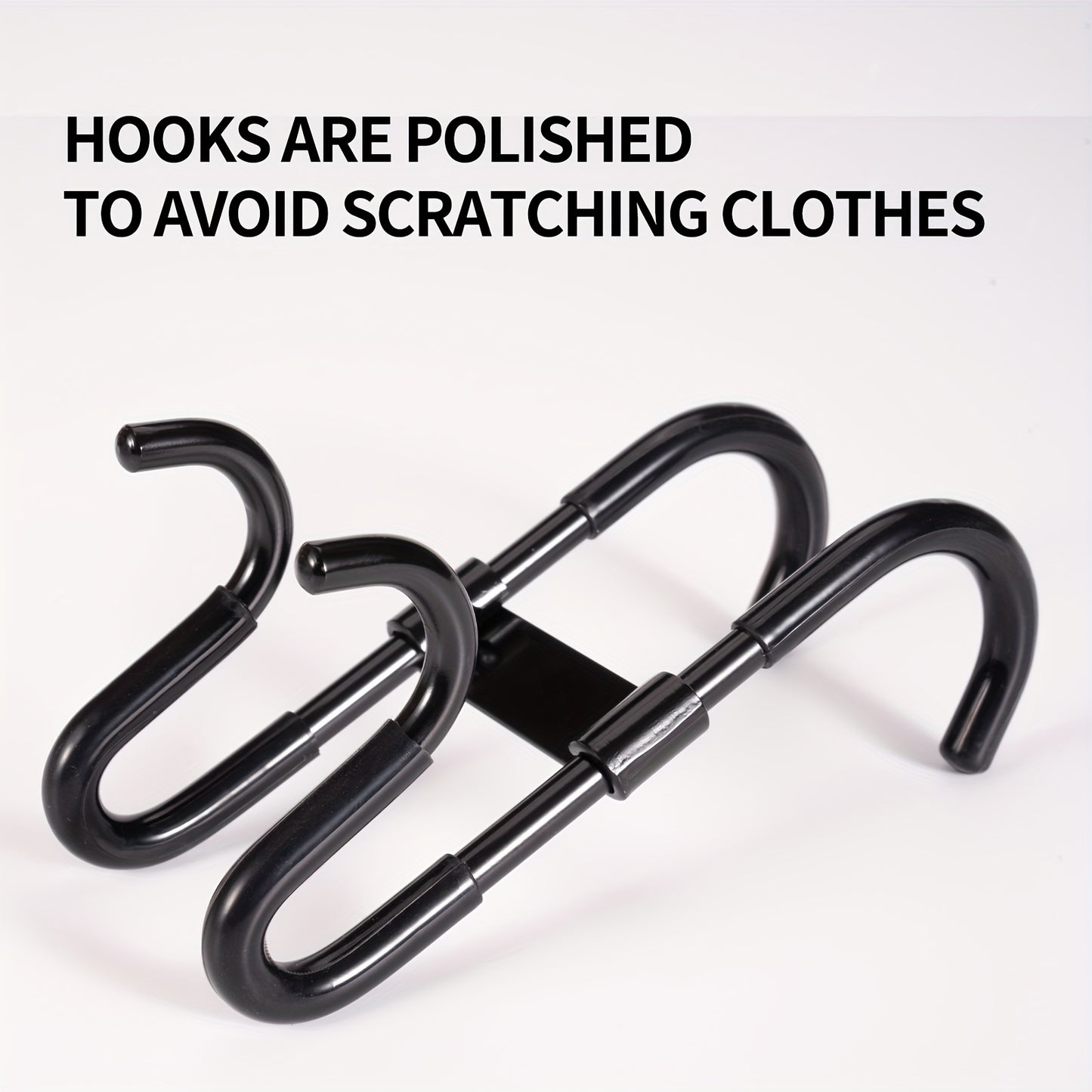1/2/3Pcs Shower Door Hooks - Metal Hanging Hook for Clothes, Coats & Towels, Multifunctional Strong Bearing Bathroom Glass Door Hook