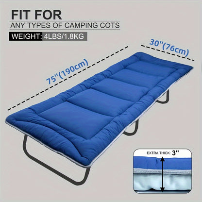 Extra Large 75''x30'' Camping Sleeping Pad - Ultra Soft, Non-Slip, Waterproof, Insulated Mattress - Compact and Comfortable for Outdoor Sleeping - Essential for Backpackers and Campers