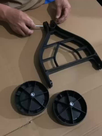Lawn Mower Auxiliary Wheel – Gasoline & Electric Compatible, Perfect for Outdoor Gardening & Weed Removal