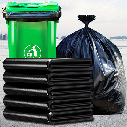 63 Gallon Heavy Duty Trash Bags - 20/40 Counts, Extra Large Lawn and Leaf Bags, Industrial Garbage Bags for Construction Sites and Workshops, Black
