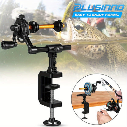 PLUSINNO Fishing Line Spooler with Unwinding Function - Versatile Spooling Station for Spinning and Cast Reels, No Line Twist