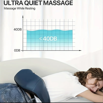 2024 ISKOVI Electric Neck Massager – With Heat for Neck, Shoulder, Back, Foot, Leg & Muscle Relief, Ideal Gift