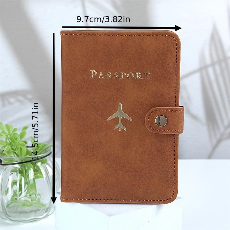 Multi-Functional Passport Protector & Document Holder - Convenient Travel Wallet with Multiple Card Slots