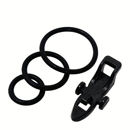 10/20 Sets Fishing Hook Keeper – Protective Jig Hooks Holder with Adjustable Elastic Rubber Rings, Essential Tool for Anglers