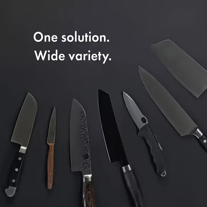 Rolling Knife Sharpener – Effortlessly Sharpens Straight Edge Knives with Adjustable 15° and 20° Magnetic Angles – Complete Kit for Kitchen Knives