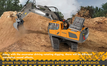 New RC Engineering Vehicle Toy — 2.4G Crawler Bulldozer, Excavator & Dumper Car for Boys, Kids Holiday Gift