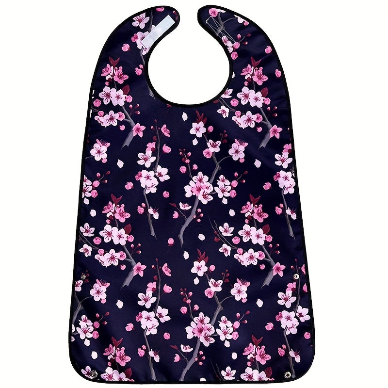 Adult Bibs for Women – Washable, Reusable Waterproof Clothing Protector with Optional Crumb Catcher