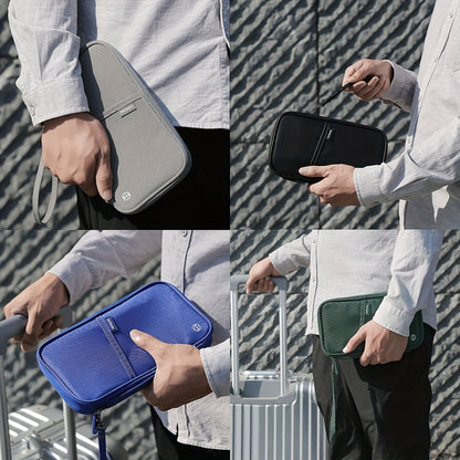 Travel Passport Wallet - Family Passport Holder and Document Organizer, Travel Accessories Card Holder Bag