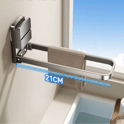 Detachable Towel Rack — Space-Saving, Compact, Moisture-Resistant Design with Easy, Damage-Free Installation