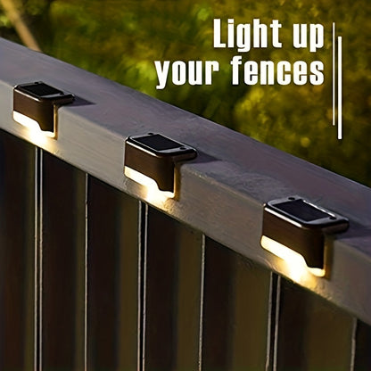 16 Pack Solar Outdoor Garden Lights - Household Garden, Stairs, Deck, Aisle Wall and Rail Decorative Lights