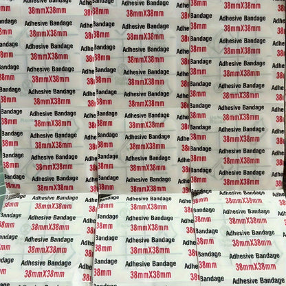 100pcs Flexible Waterproof Bandages – Breathable Transparent Patches for Wound Care, Swimming & Bathing
