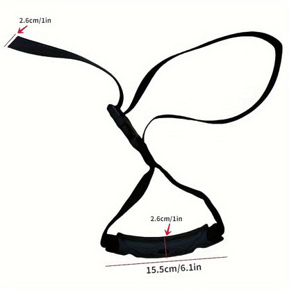 Adjustable Car Armrest Support Strap – Assistive Handle for Elderly and Disabled, Durable PVC Material, Ideal for Buses and Vehicles
