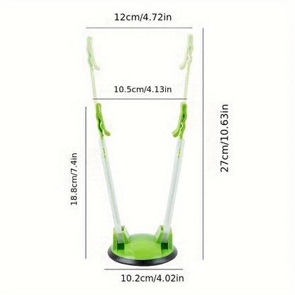 Baggy Rack – Adjustable Vertical Food Bag Holder for Countertop & Cabinet, Ideal for Garbage & Food Storage Bags, Kitchen Organizer & Accessory