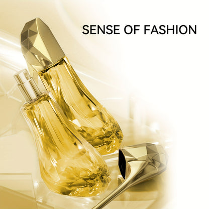 High Heel Styling Eau De Parfum Spray - Golden Natural Fragrance, Long-Lasting & Charming Perfume for Women & Girls, 30ML
