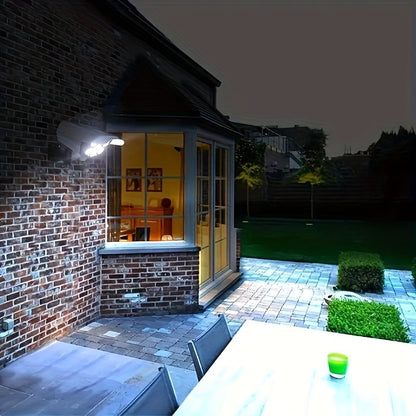 Outdoor Sports Sensor Solar Light – 2000 Lumens, 77 LED Spotlights with Remote Control, Wireless Floodlight for Hotels, Gardens, Porches & Driveways
