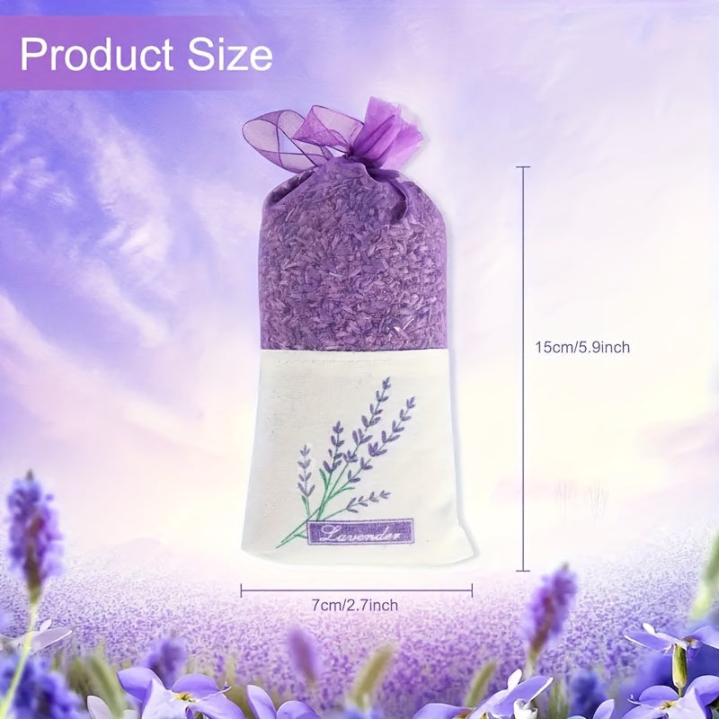 5 Pack Lavender Aromatic Fragrance Bags – French Lavender Scent for Car, Wardrobe, & Home