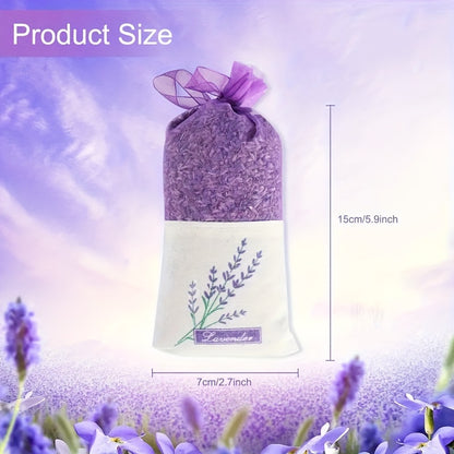 5 Pack Lavender Aromatic Fragrance Bags – French Lavender Scent for Car, Wardrobe, & Home
