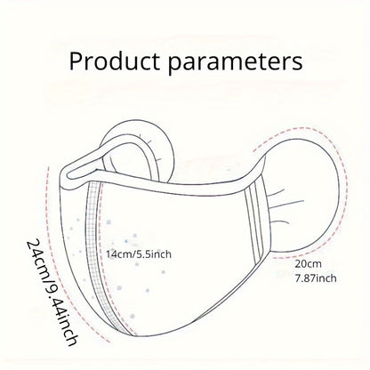Winter Windproof Face Mask – Warm Breathable Mask with Ear Protection for Men & Women, Thickened for Outdoor Cycling