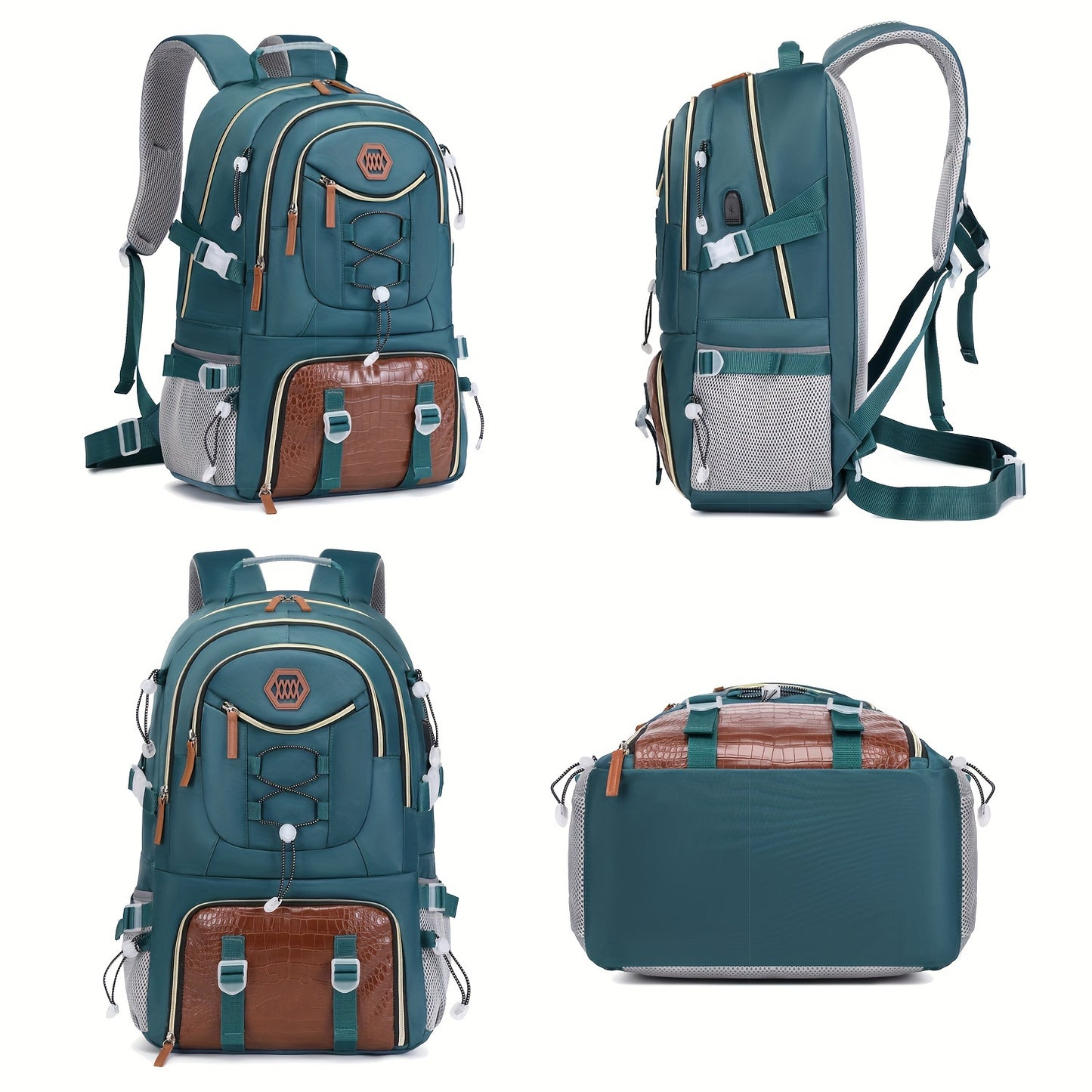 Outdoor Travel Backpack – Large Capacity Sports and Camping Backpack with Laptop Compartment and Shoe Storage, Ideal for Men and Women, School Bags, Gifts for Easter and Valentine's Day
