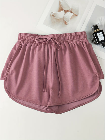 Women's Summer Lightweight Elastic Waist Athletic Shorts - Loose Casual Running and Yoga Comfort Shorts