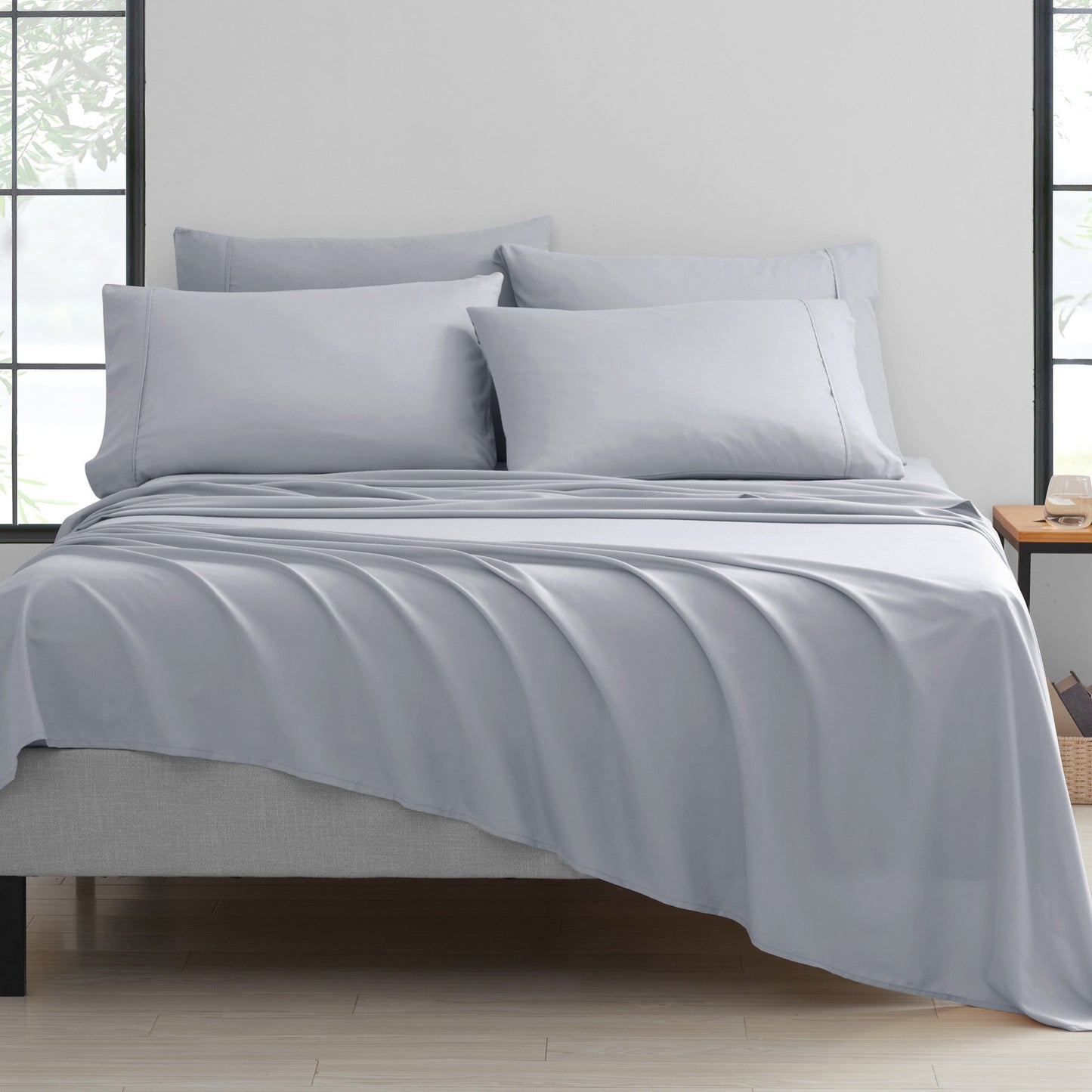 Bamboo 2000 Thread Count 6-Piece Luxury Sheet Set - Organic, Cooling, 16 Inch Deep Pocket, Egyptian Luxury with Bonus Pillowcases - Shrink and Fade Resistant