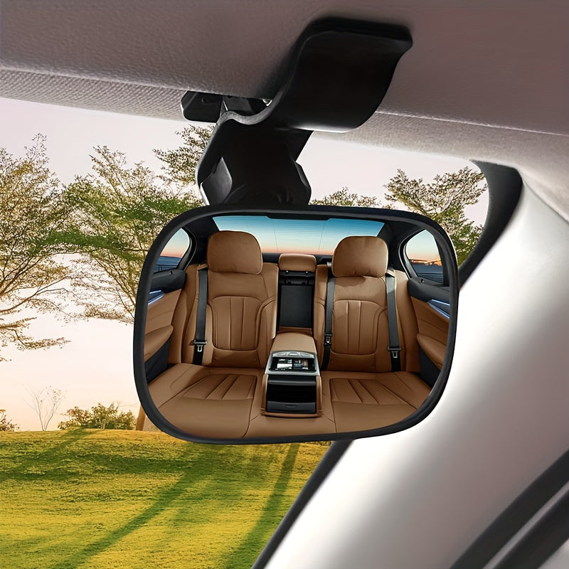 Car Rear View Mirror – Adjustable Wide Angle Convex Interior Mirror for Backseat Cars, SUVs, and Trucks, Essential Car Accessory