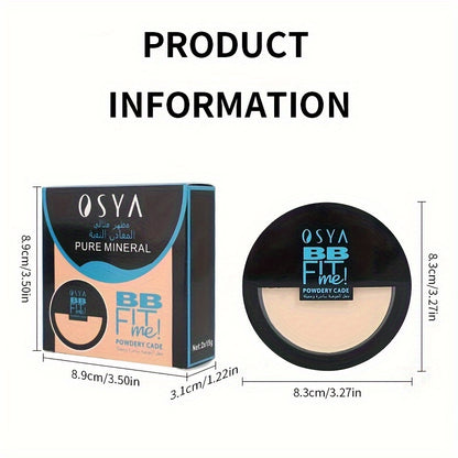 3 Color BB Cream Powder – Double-Layer Design for Oil Control and Concealing, Contains Plant Squalane for a Perfect Natural Makeup Look