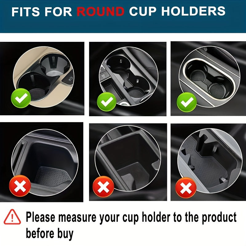 Car Cup Holder Expander – Adjustable Multifunctional Dual Cup Holder with Phone Holder and Aromatherapy Organizer – Ideal Gift for Thanksgiving, Christmas and New Year