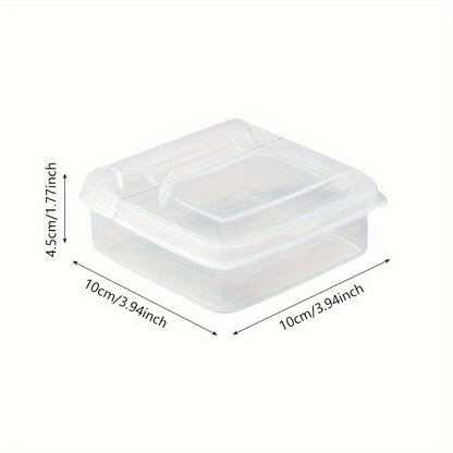 Large Capacity Portable Fresh Storage Box - Clear Container for Butter, Cheese, and Kitchen Essentials - Convenient Fridge Organizer, Eid Al-Adha Mubarak Gift Idea