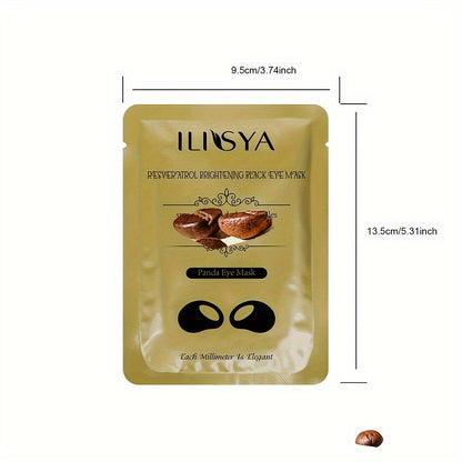 Black Mud Eye Patch - Lifts, Tightens, and Hydrates Skin, Fades Fine Lines - Universal for Men and Women