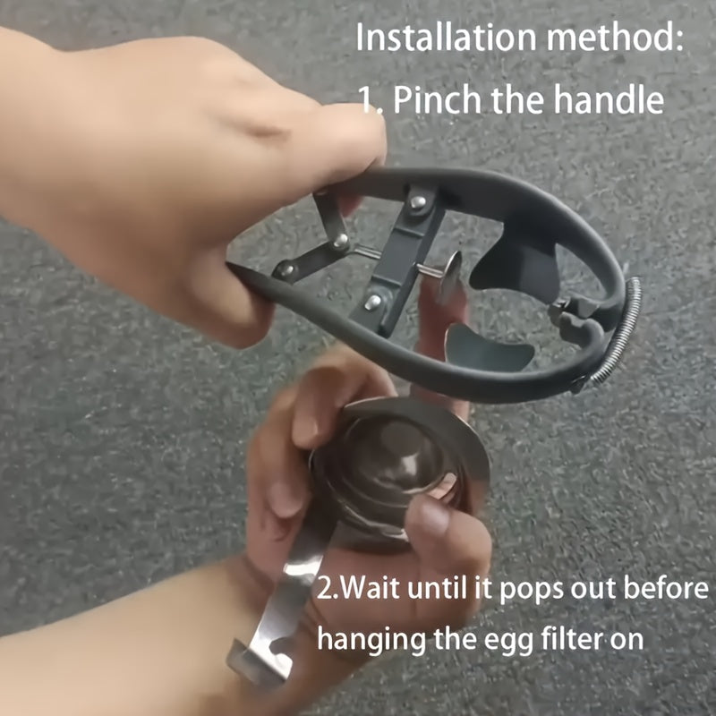 2 in 1 Stainless Steel Egg Opener and Separator – Multi-Functional Kitchen Gadget for Easy Baking and Cooking