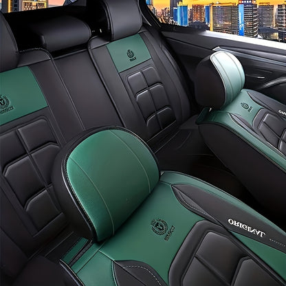 Universal Car Seat Cover – PU Leather Cushion Protector Mat for Sedan & SUV – Car Accessories – 1 Front Seat Cover