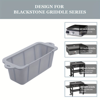 Reusable Silicone Grease Drip Liner – Easy-Clean, Durable Blackstone Accessory – Compatible with Blackstone Griddles for BBQs and Grilling (1pc)