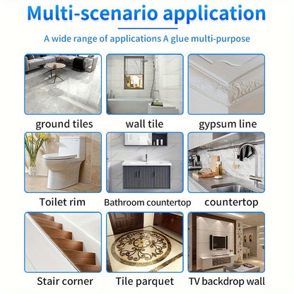 High-Quality Plastic Steel Putty Joint - Suitable for Basin Frame, Shower Room, Sink Edge, Toilet, Bathtub, Floor and Wall Tiles, Waterproof for Household Use
