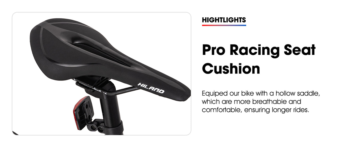 Hiland 700C Road Bike — 14-Speed Lightweight Aluminum Racing & Commuter Bike for Men & Women
