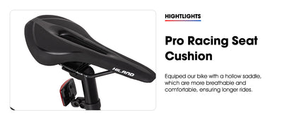 Hiland 700C Road Bike — 14-Speed Lightweight Aluminum Racing & Commuter Bike for Men & Women