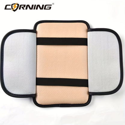 CORNING Luxury Faux Leather Car Armrest Pad – Waterproof, Extended and Heightened Center Console Cushion for Enhanced Comfort
