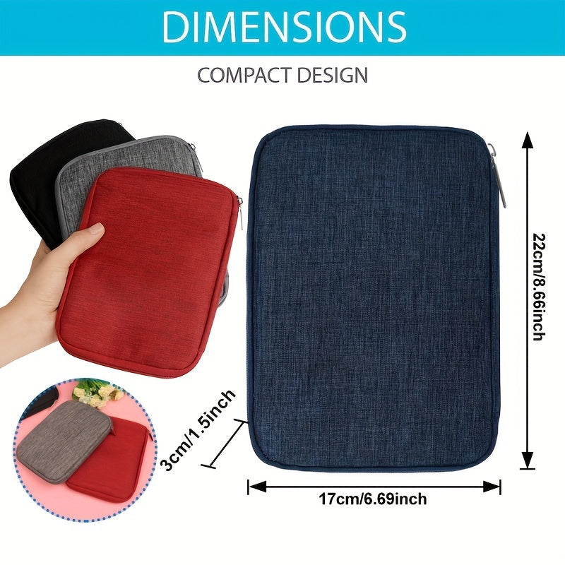 Compact Multi-Pocket Cable Organizer Bag - Store and Protect Chargers, Cables, and Accessories - Ideal for Travel, Work, and Daily Use