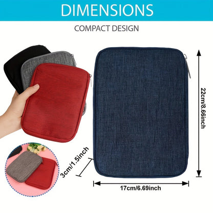 Compact Multi-Pocket Cable Organizer Bag - Store and Protect Chargers, Cables, and Accessories - Ideal for Travel, Work, and Daily Use