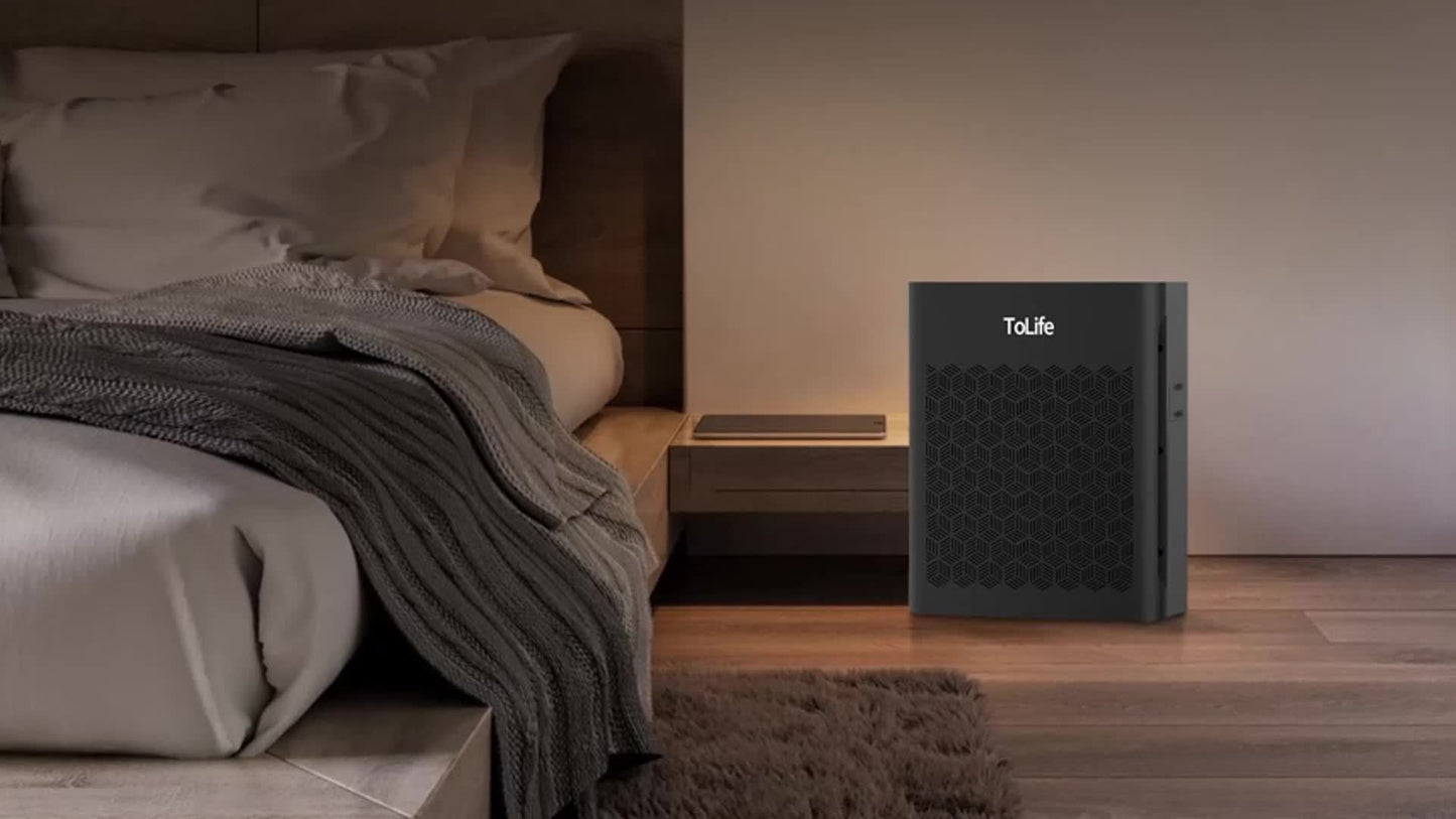 Large Room Air Purifier for Up to 1095 Ft² – Advanced PM 2.5 Display, Auto Mode, Timer, HEPA Filter for Smoke, Pollen, Pet Dander, Allergies – Ideal for Bedroom, Living Room, Office
