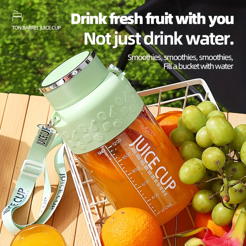 Wireless Portable Multifunctional Electric Juicer - Large Capacity Fruit Blender for Home | Rechargeable, Easy to Clean, BPA-Free | Includes Drinking Straw and Juice Cup